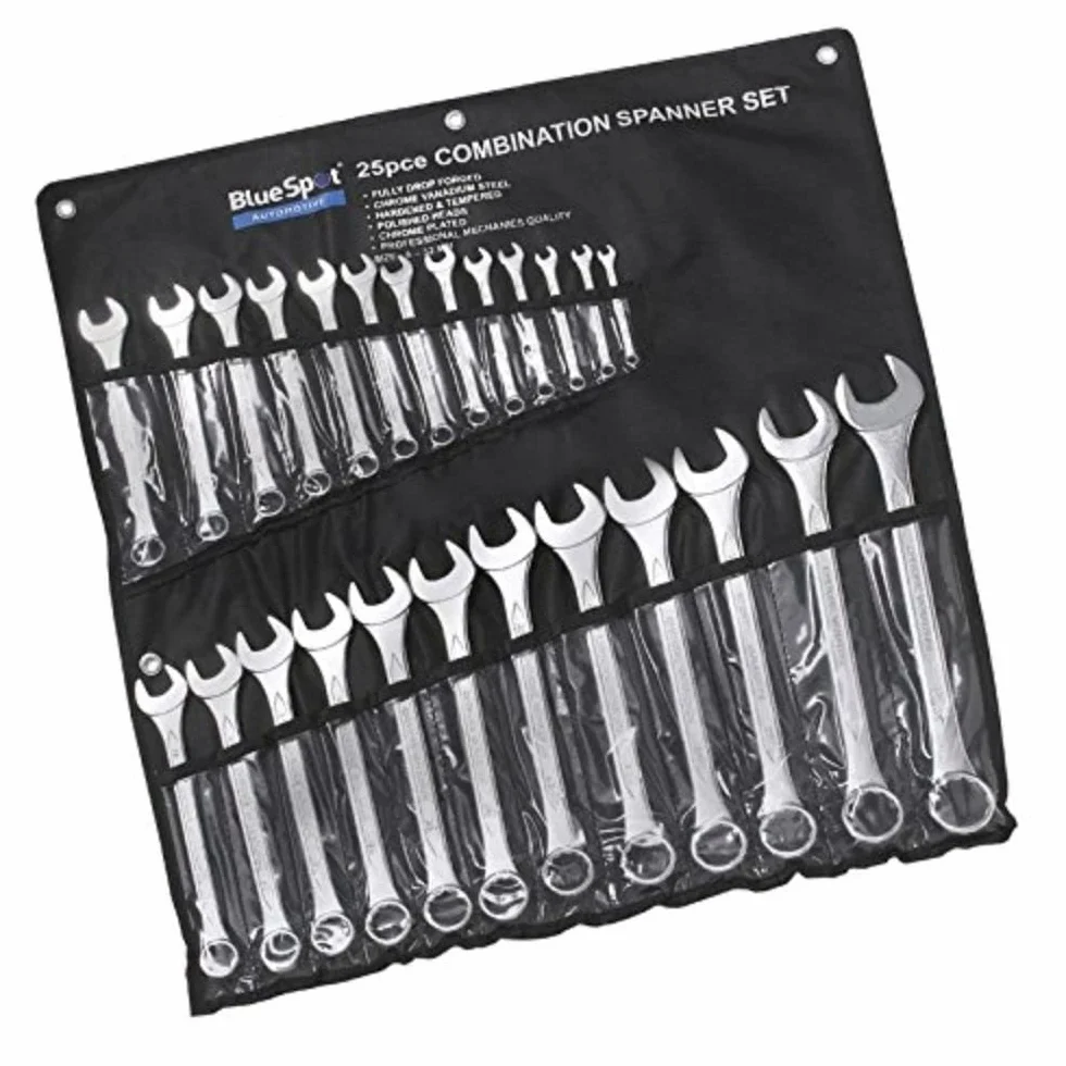 Bluespot tools 4131 - B/spot conjunto peine de la llave inglesa (25 piezas)