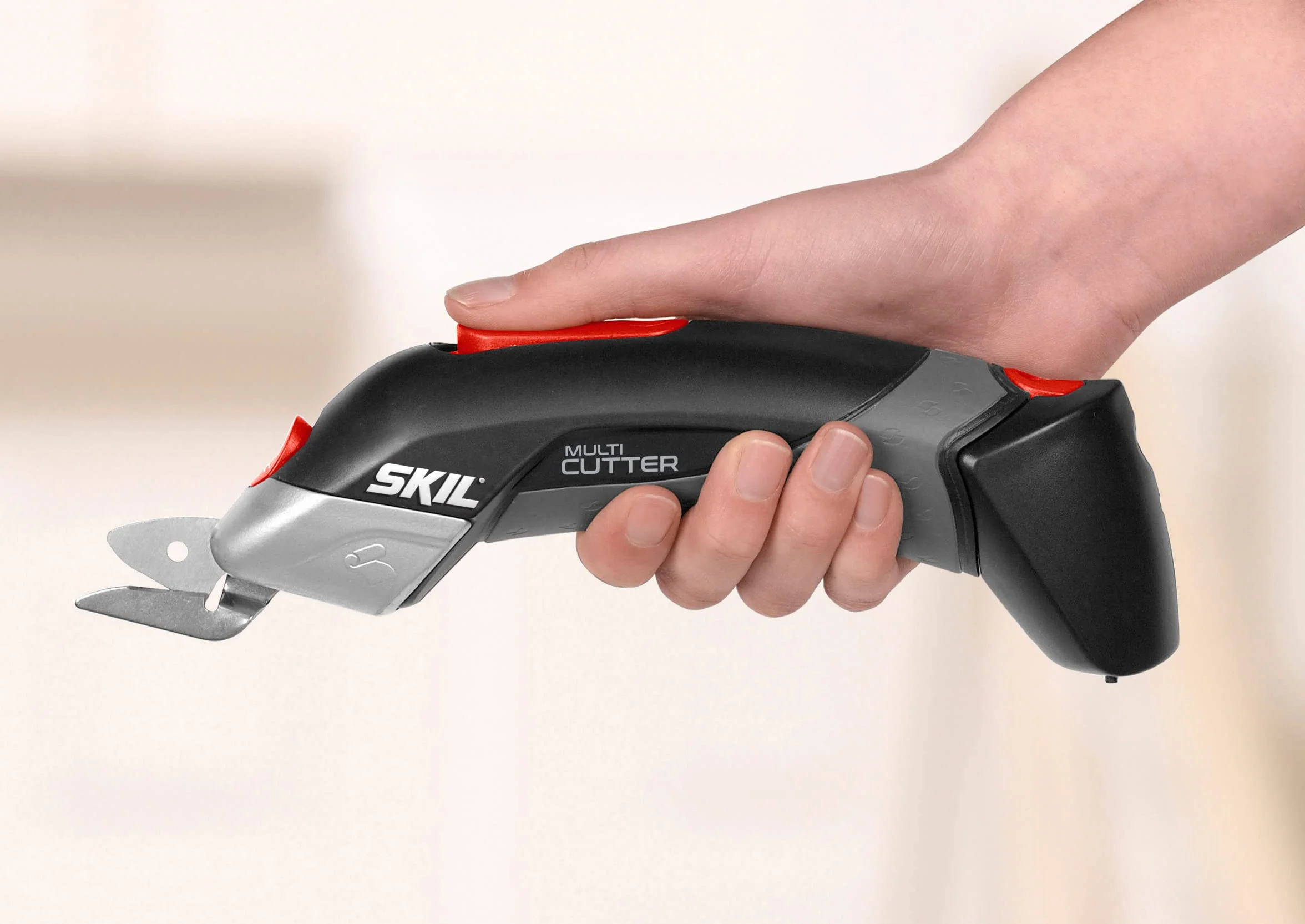 Skil Multi-Cutter 2900 AJ Cizalla a batería (cizalla universal para cartón, papel, etc., cargador + batería de 4,8 V incluida, cizalla universal) F0152900AJ