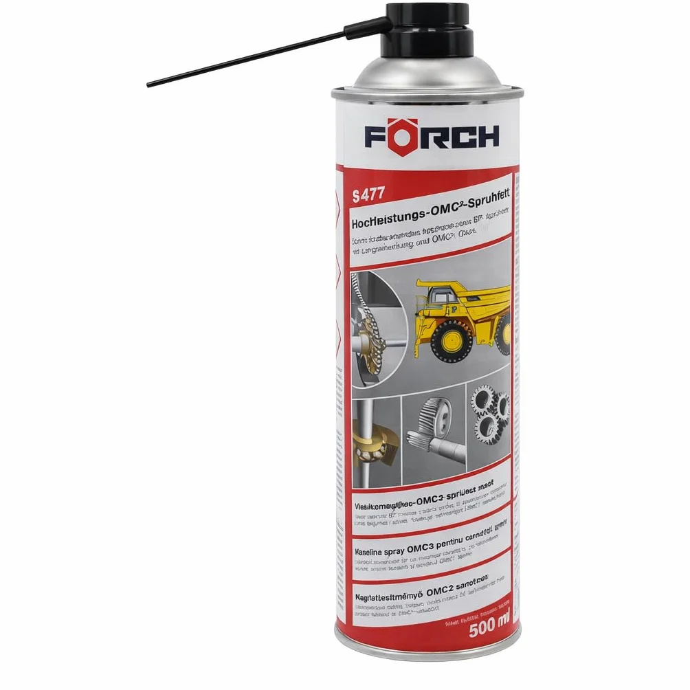 FORCH Grasa Líquida en Spray 500 ml S477 – Lubricante Profesional de Alto Rendimiento para Cadenas, Engranajes y Rodamientos – Larga Duración, Resistente al Agua y Antidesgaste (1)
