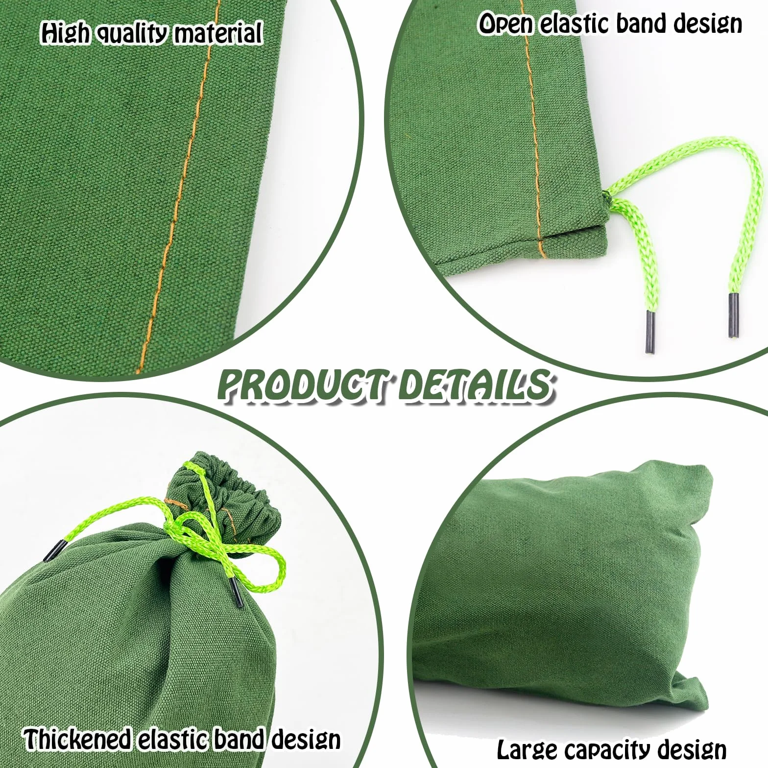 Sacos de arena para inundaciones, 4 unidades, reutilizables, con cinta de amarre, para inundaciones, lluvia, control de agua, barrera de inundación