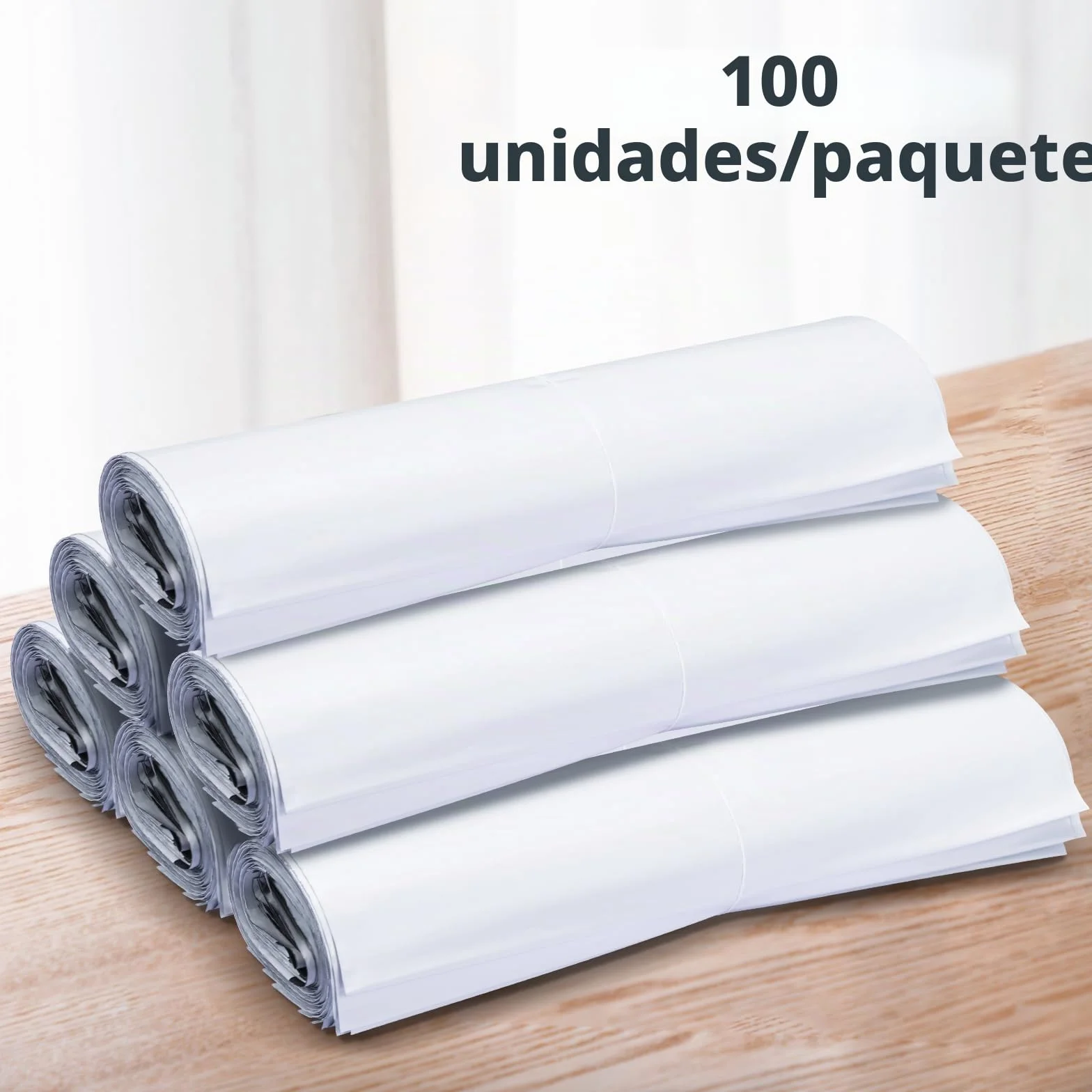 Bolsas para Envíos Impermeables 25x35 cm 100 Unidades Autoadhesivas