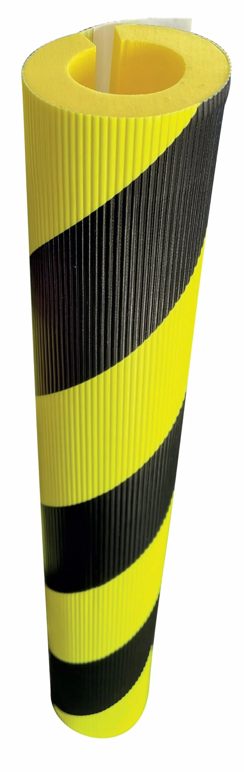 Protector para tubos y tubos de espuma, 60 mm, color negro y amarillo