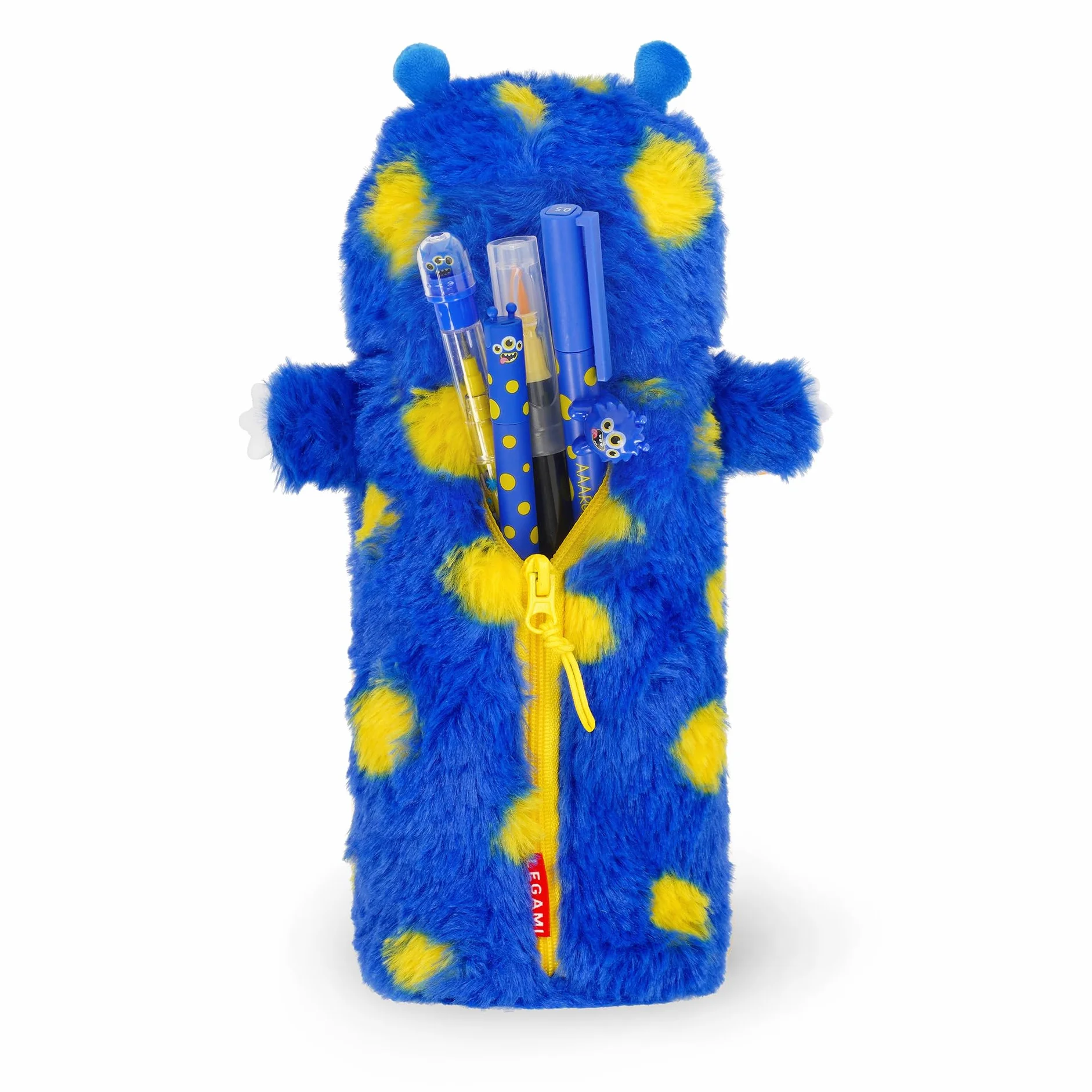 Legami - Estuche Soft, Tema Monstruo, Estuche Suave, Tarjeta con Dibujo para Colorear incluida, 100 Porcentaje Poliéster, Soft Pencil Case