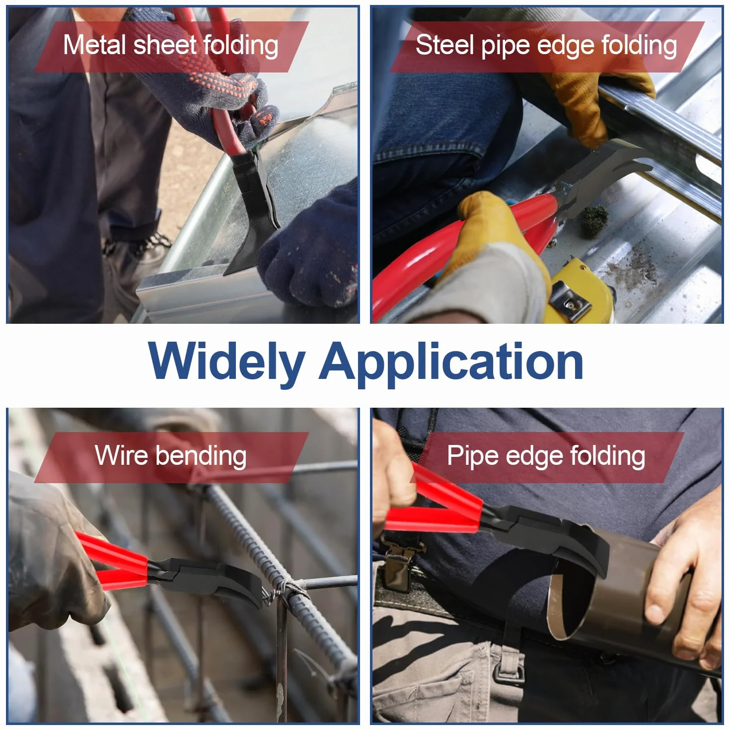 3 Piezas Juego de Alicates Doblar Chapa Alicate Plegar Chapa Dobladora Portátil Manual (0°, 45°, 90°) 22 mm de Mandíbula para Reparadores Entusiastas del Bricolaje para Doblar y Enderezar Chapas meta