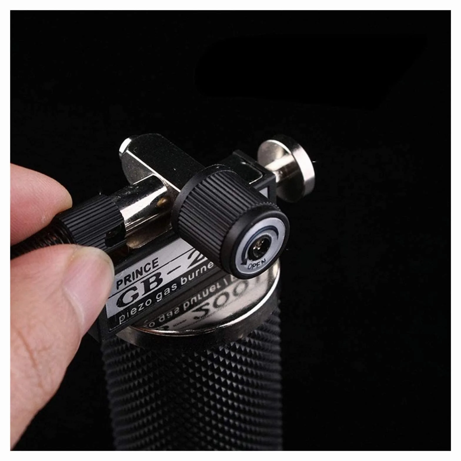 Micro soplete de llama ajustable dorado plateado para soldadura y soldado, antorcha para joyería, para hacer joyas y manualidades DIY