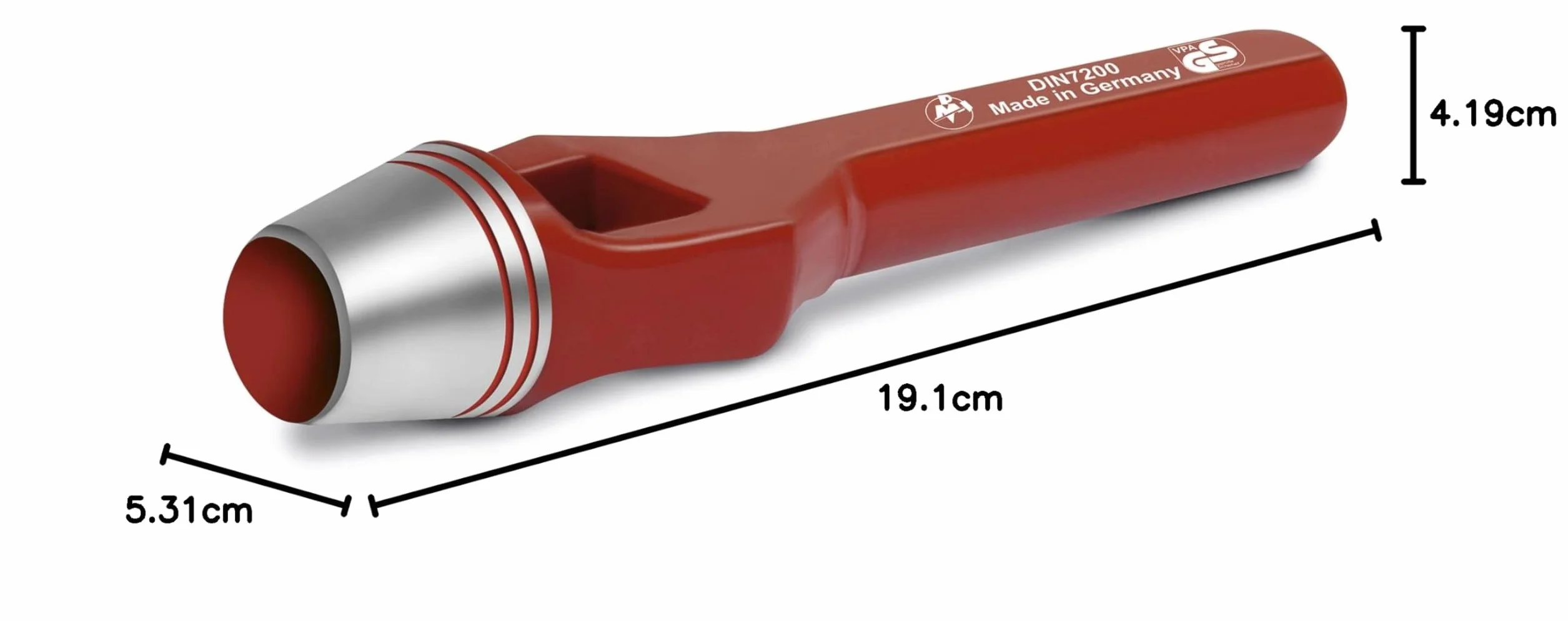 Paffrath 0100320 Sacabocados de golpe de puente DIN 7200 forma A (32 mm)