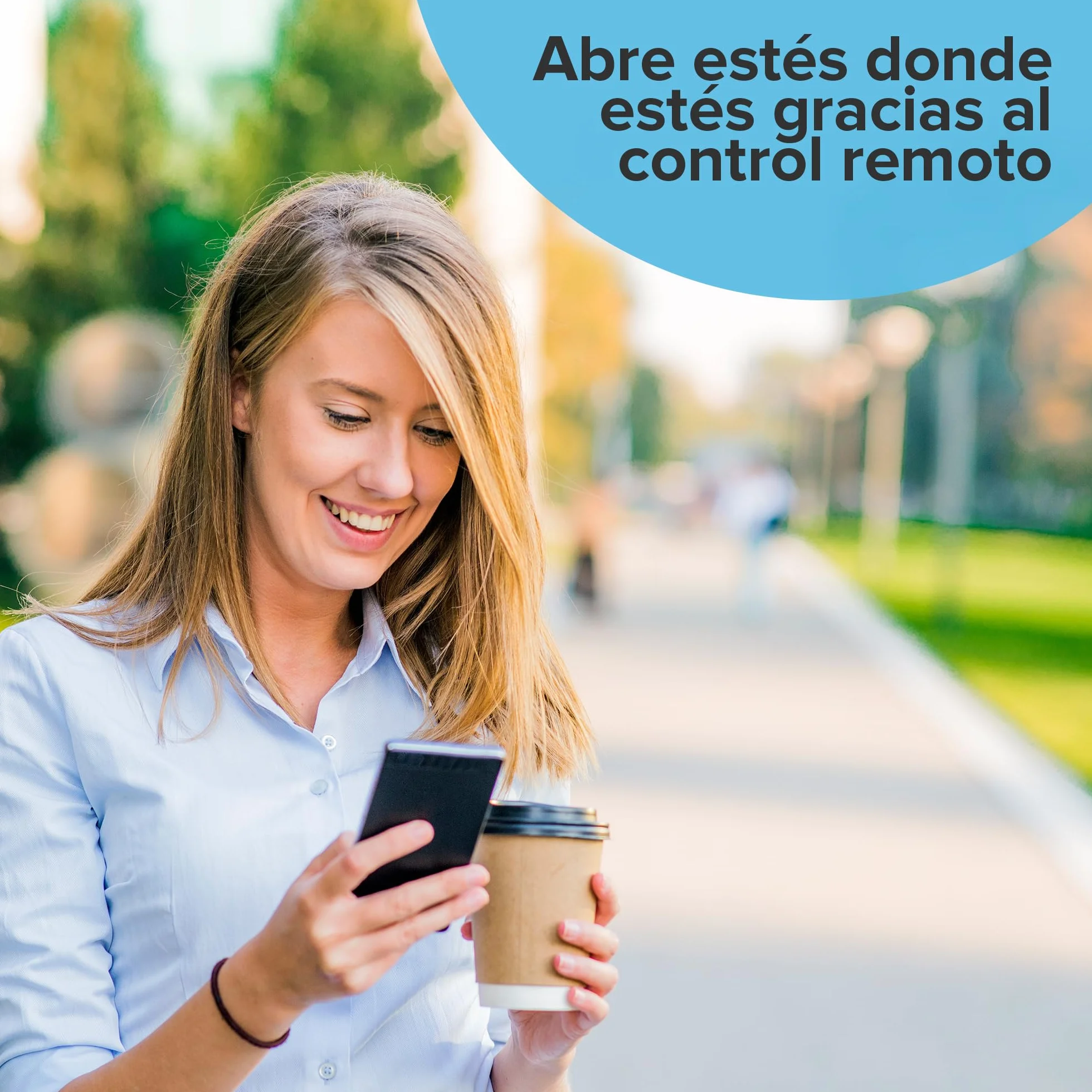 1Control Link Accesorio Wi-Fi Apertura Remota y Comandos Vocales Compatible con Abridor de Puerta y Garaje Solo de 2ª Generación, Alexa, Google Home y Siri, Made in Italy