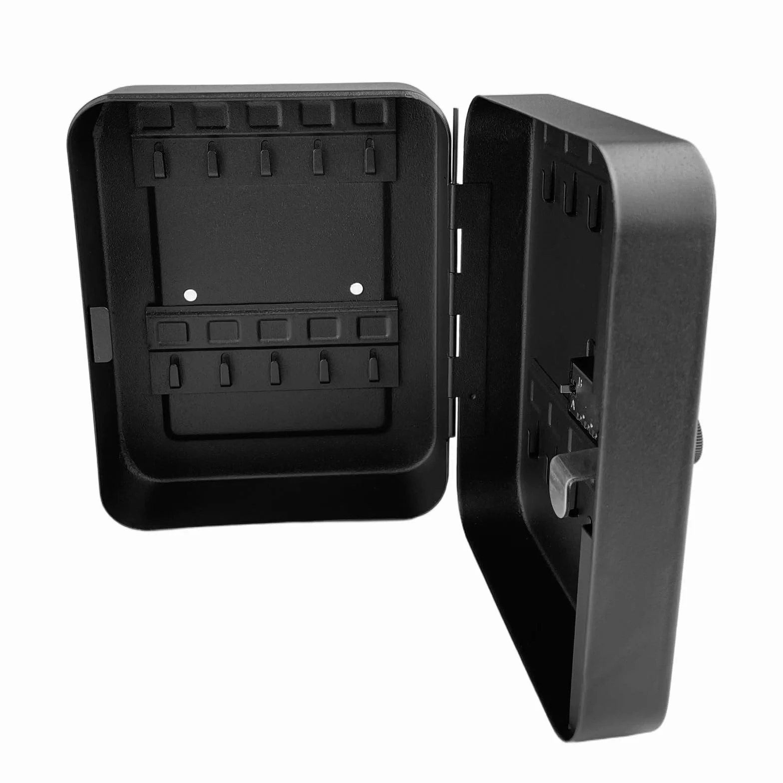 Caja de Seguridad para Llaves de Metal, 20 Dígitos, Cerradura de Combinación, Negro