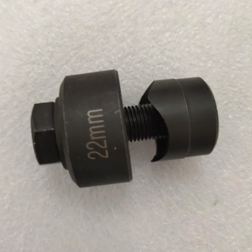 F Fityle Herramienta perforadora de chapa de metal, perforadora manual, alta precisión, herramienta perforadora, troquel y perforadora, para placa de acero, 22mm