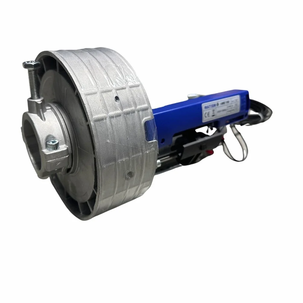 MATISMO AME180 - Motor para puerta enrollable de hasta 200 Kg - Solo incluye motor con cable de desbloqueo