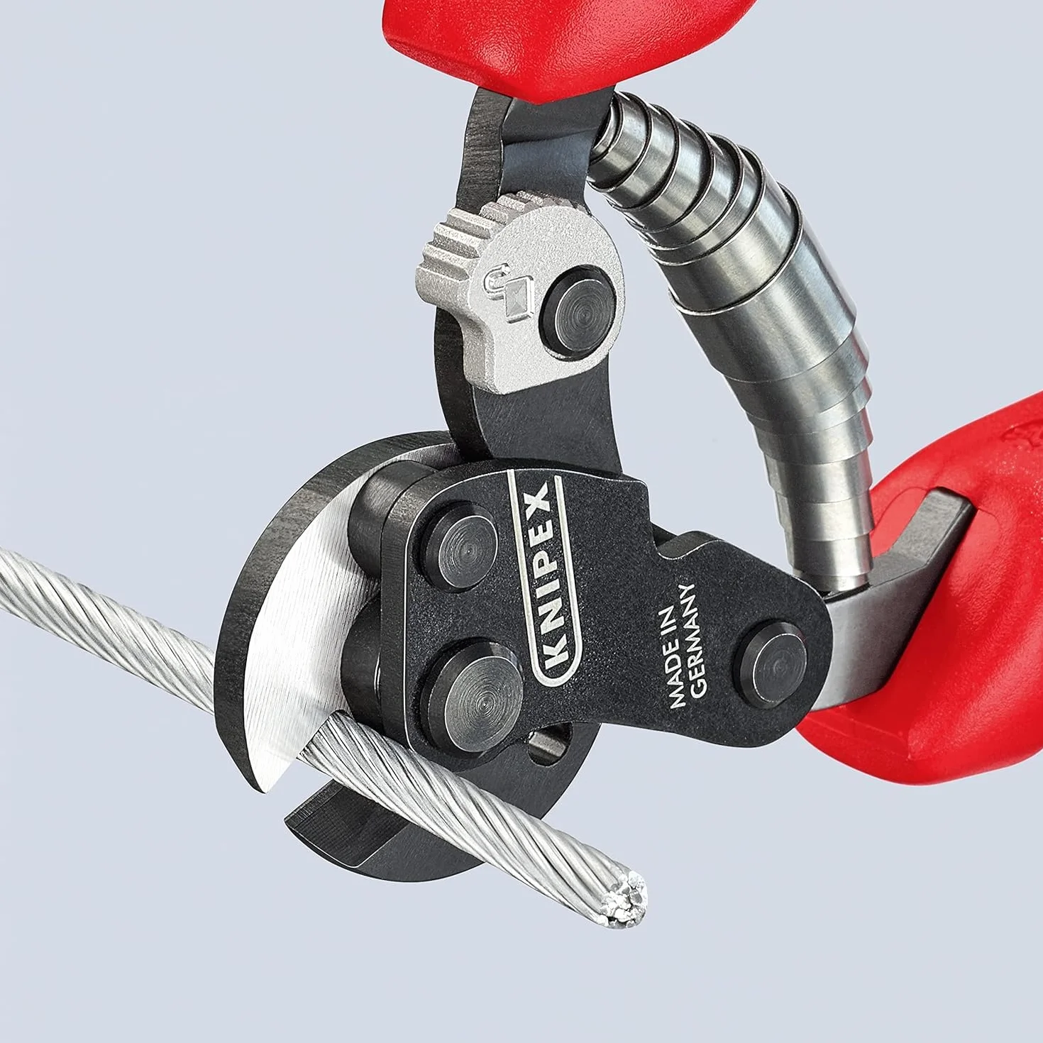 KNIPEX Cortacables para cable trenzado también para cables trenzados de alta resistencia con mangos multicomponente 160 mm, 95 62 160