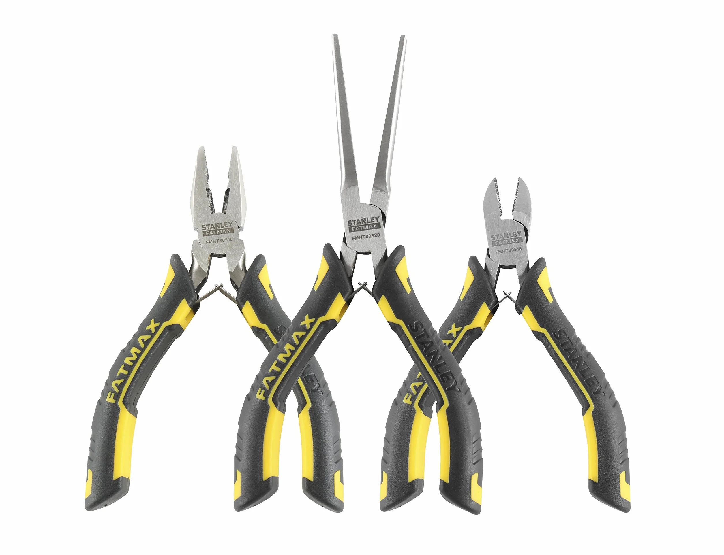 STANLEY FMHT0-80524 - Set mini-alicates FatMax 3 piezas (Universal, diagonal y boca larga)