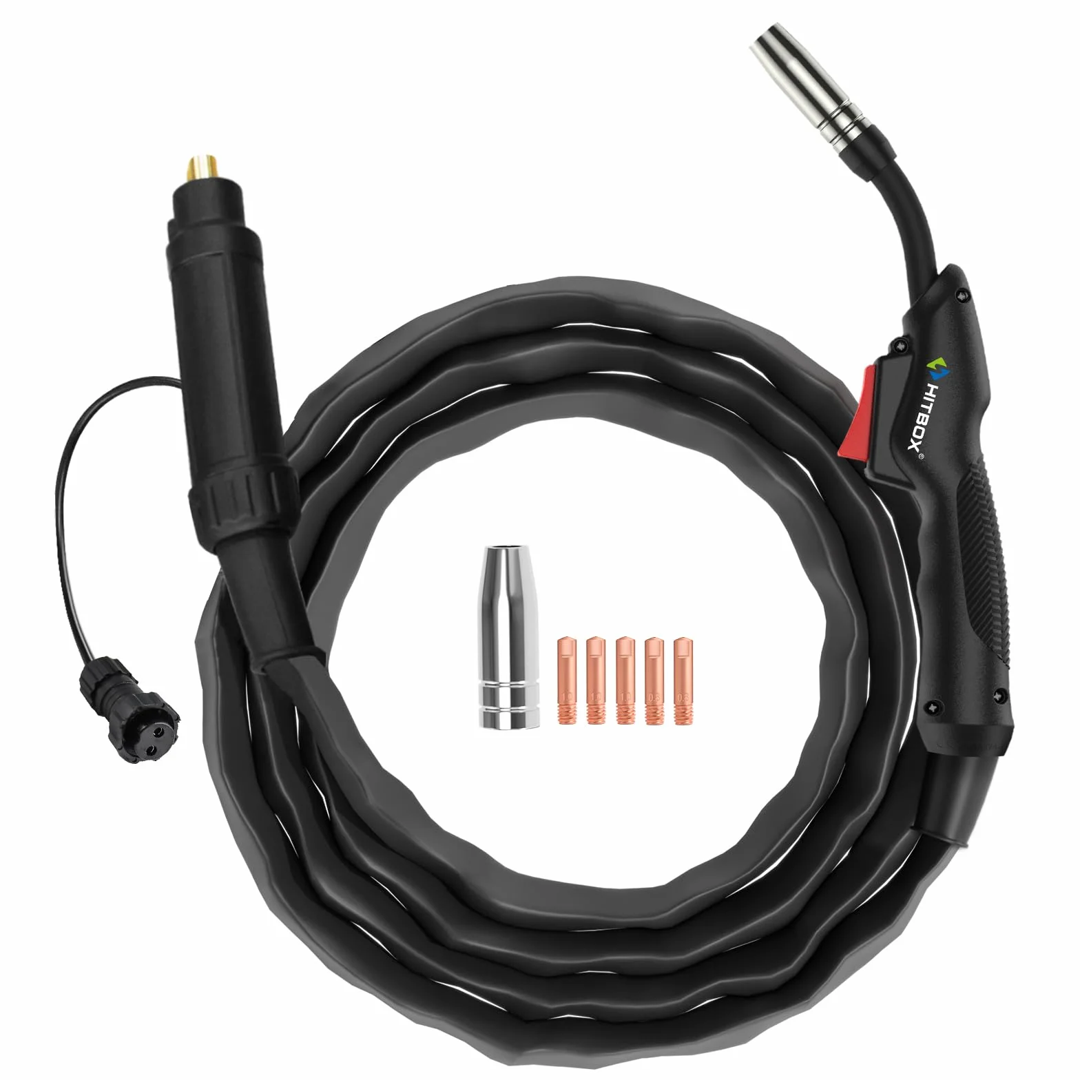 HITBOX MIG Troch MB 14AK, 2,6 m de manguera, conector Euro, para máquina de soldadura MIG MAG