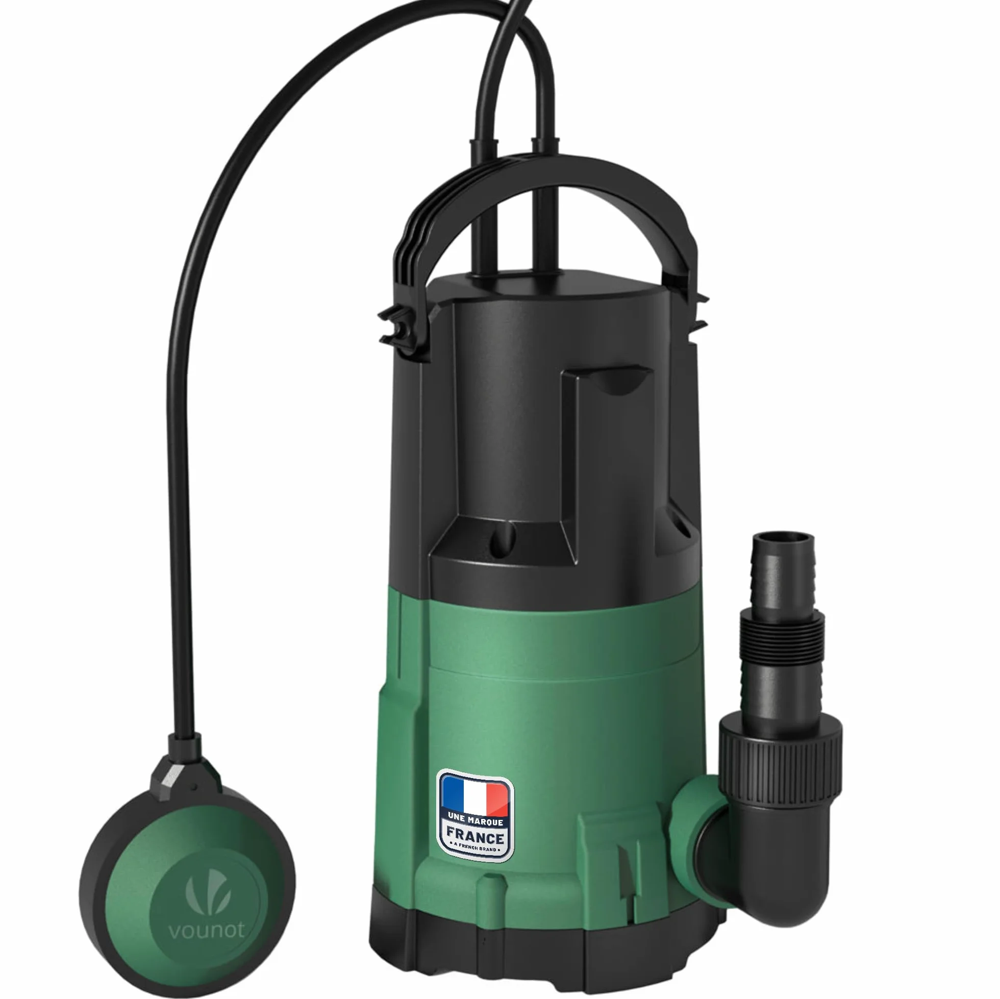 VOUNOT Bomba Sumergible 3 en 1 13500l/h Aguas Limpias Residuales Baja Succión 7m Inmersión