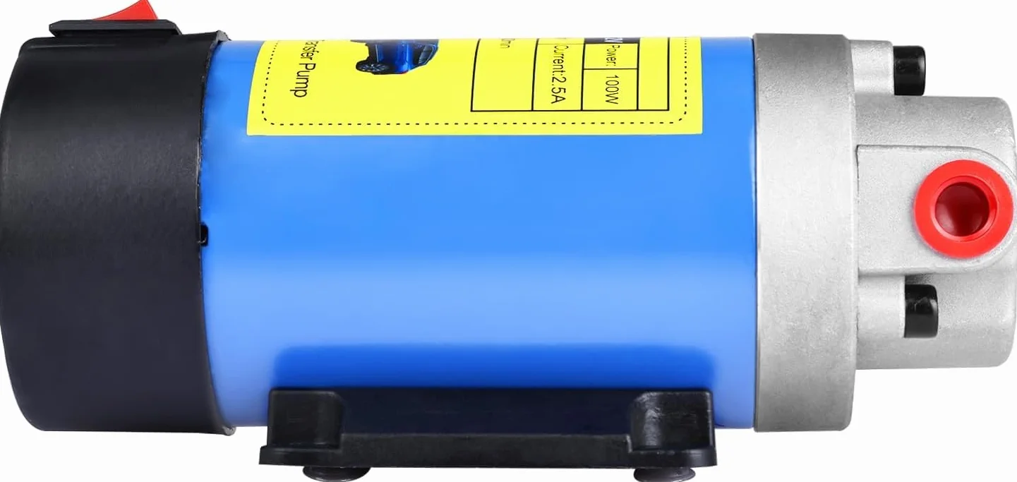 Bomba extractora de aceite DC 12V 100W Bomba de transferencia de combustible (no gasolina) y Aceite para Auto, Moto, Quad, furgon. Bomba de Aceite Diesel de Bajo Ruido para cambios de aceite