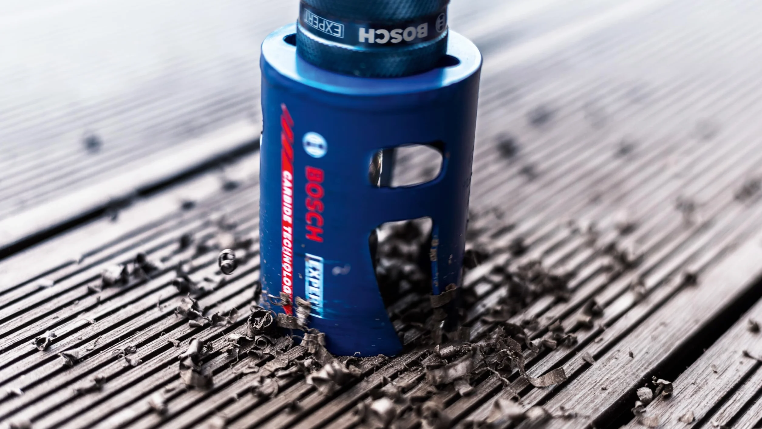 Bosch Professional 1 x Sierras de corona Expert Construction Material, para Madera blanda, 68 mm, Accesorios Taladro de impacto rotativo