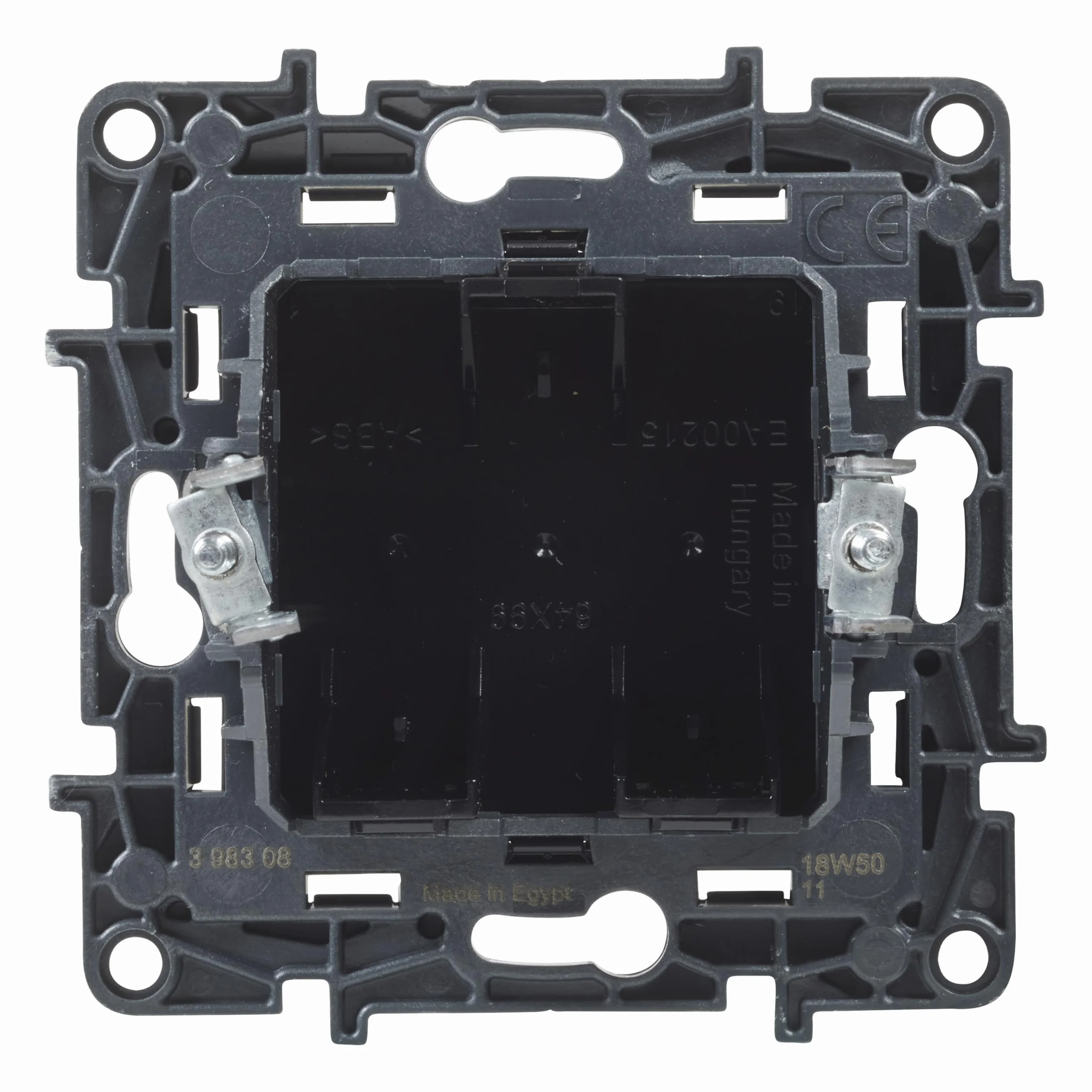 LEGRAND Tapa ciega para instalación empotrada, Gama Niloé Step, Color Antracita, 398308