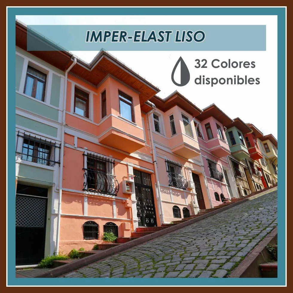 PINTURAS DECOLOR Revestimiento Impermeabilizante Elástico. IMPER-ELAST GRIS OSCURO. 4 LT