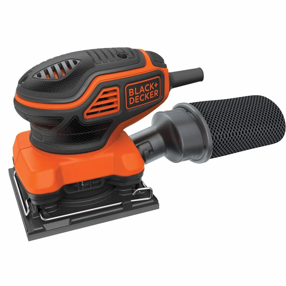 BLACK+DECKER Lijadora Eléctrica, Hoja de 1/4 pulgadas, Orbital (BDEQS300)