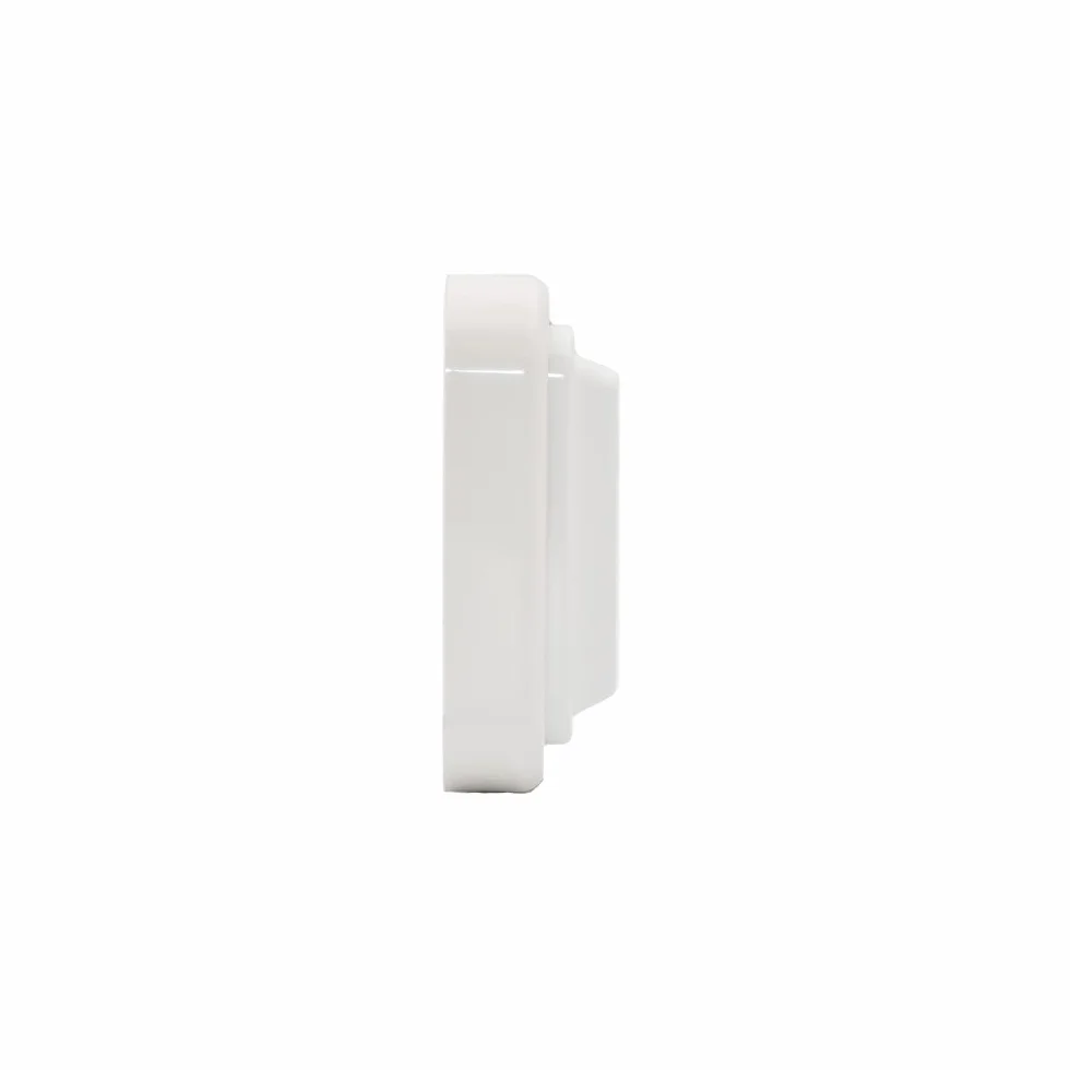 Bf kristal - Base doble toma tierra lateral blanco nieve bolsa