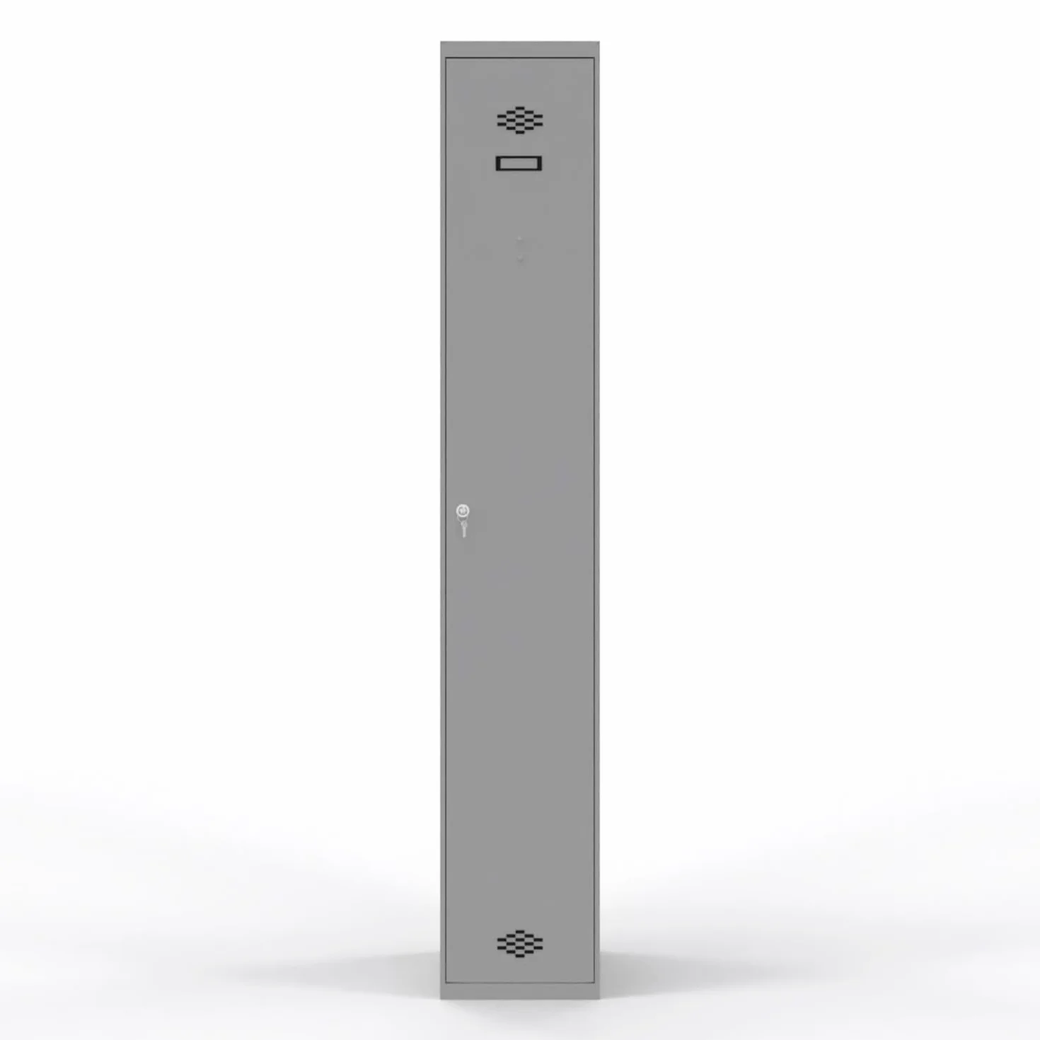Spacio Taquilla Metalica 180cm Armario Metalico 8 Compartimentos 8 Puertas Cerradura Gris Ral 7035