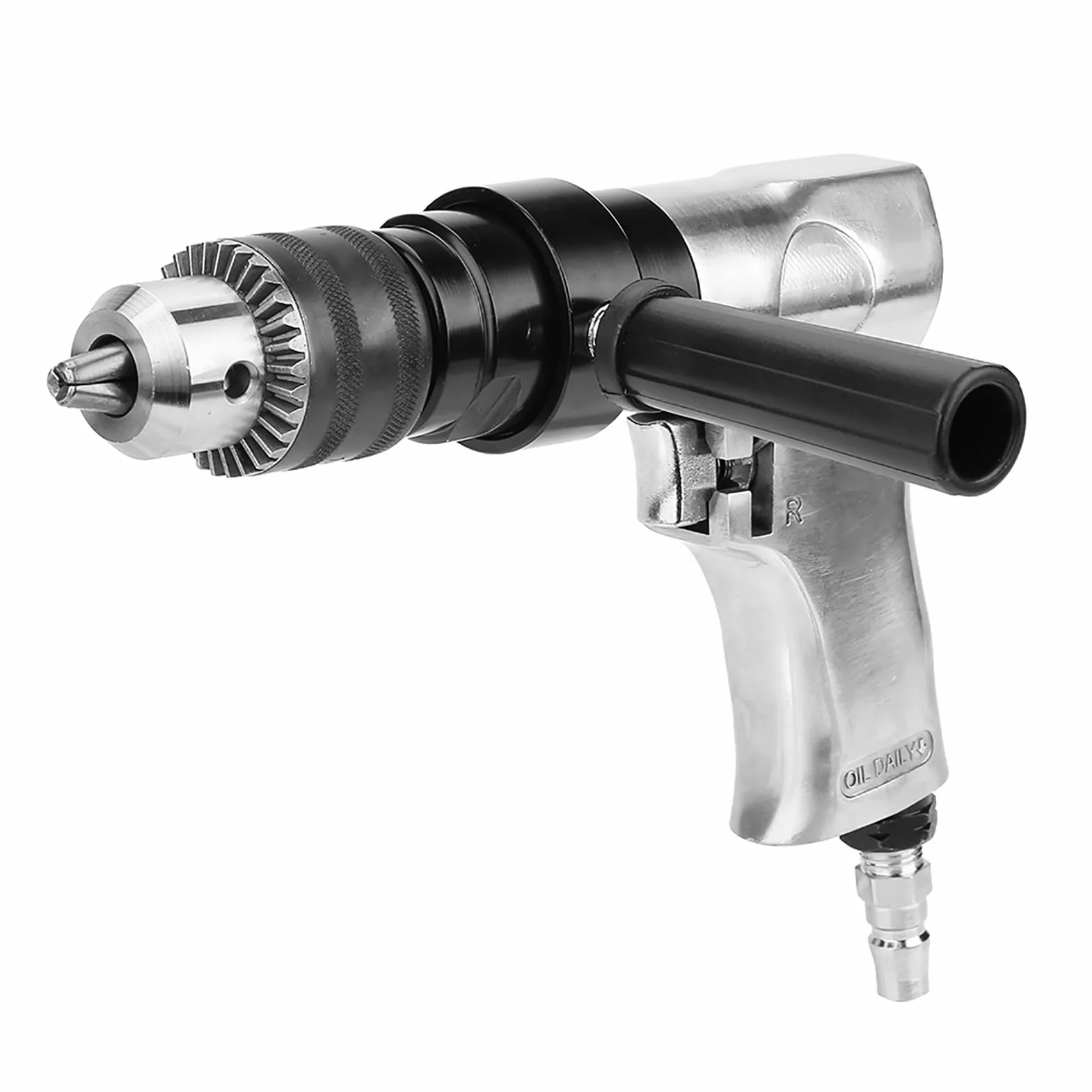 Tyenaza Taladro Neumático De Alta Resistencia De 1/2", KP - 554, Taladro Reversible CW/CCW De 900 RPM, con Mango Reversible De 360° para Operaciones De Perforación Profesionales