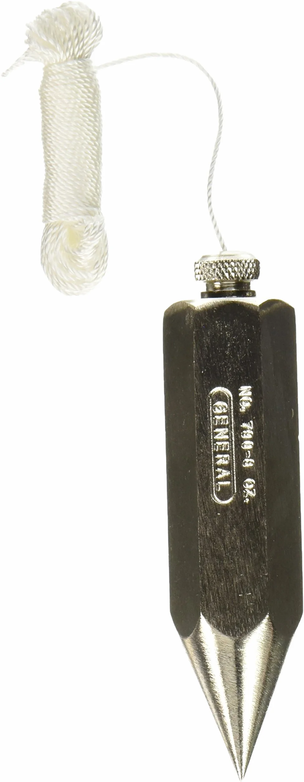 General Tools & Instruments 12-Ounce Hex acero plomada