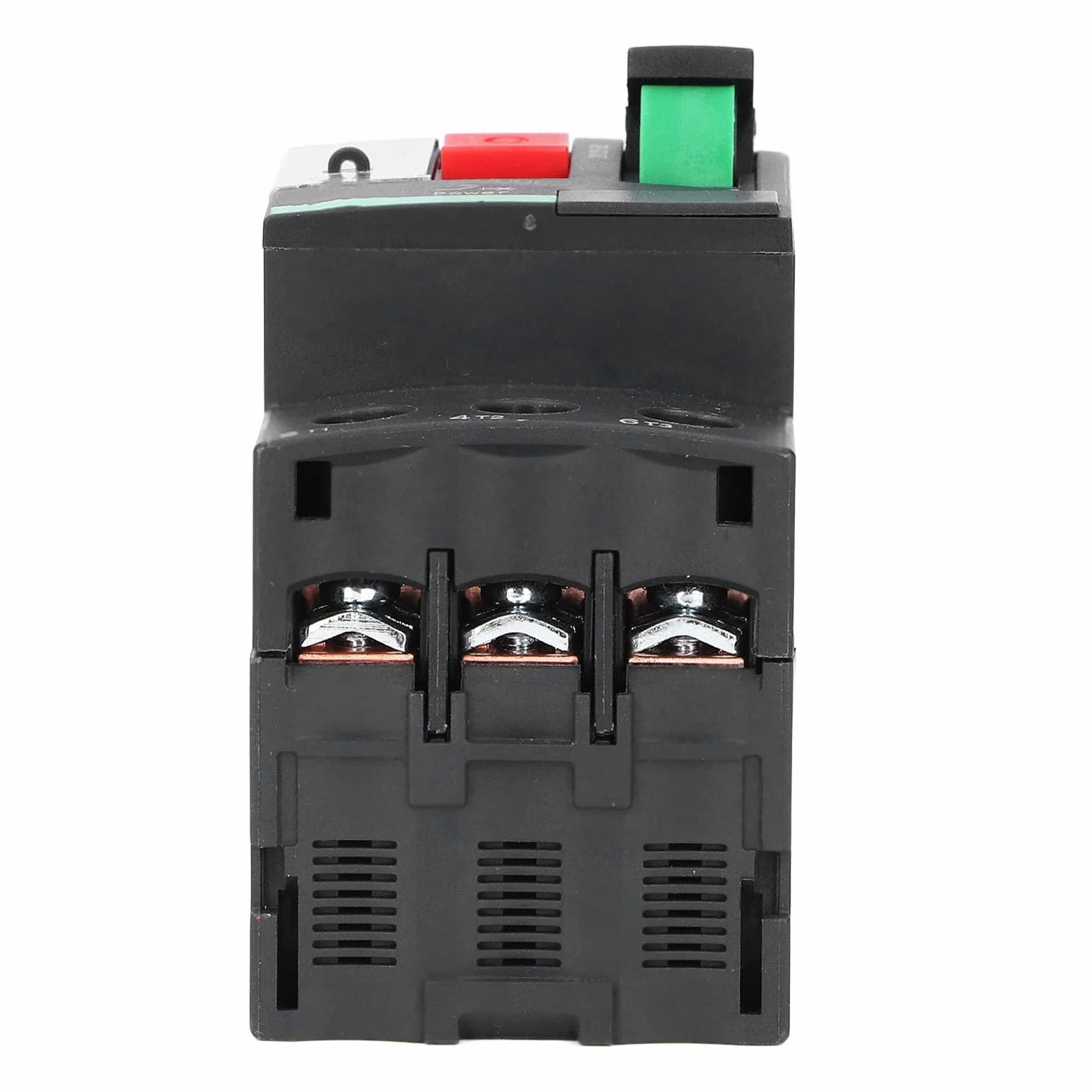 Disyuntor de Motor de 2,5 A 4 A, Interruptor Protector de Circuito con Control de Botón, Montaje en Riel de 35 Mm, para Cargas Resistivas, Capacitivas e Inductivas