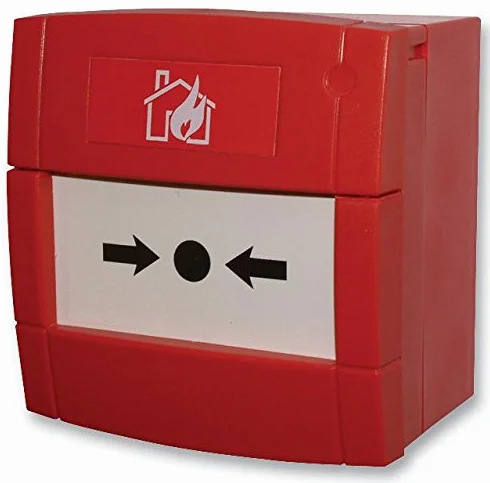 (KAC) MUS1A-R680SG-01 - Interruptor de alarma, color rojo