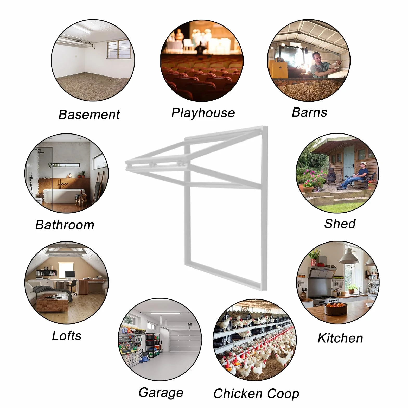 PEYNIR Ventana Ventanas correderas Ventanas Plegables corredizas para concesiones para cafeterías Snacks Tiendas de té con Leche, Personalizables Ventana de Servicio(W36xH32in/91x81cm)