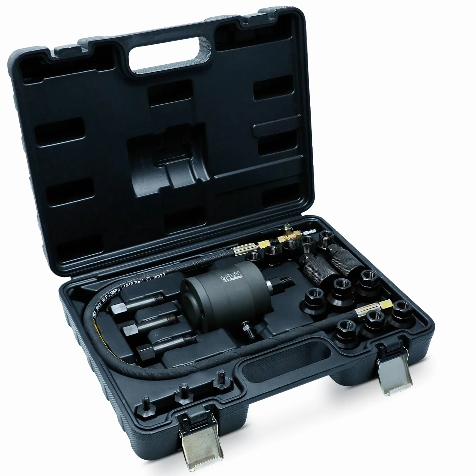 CCLIFE 21 Piezas Extractor de inyector neumático Extractor de inyectores Diesel con Adaptador
