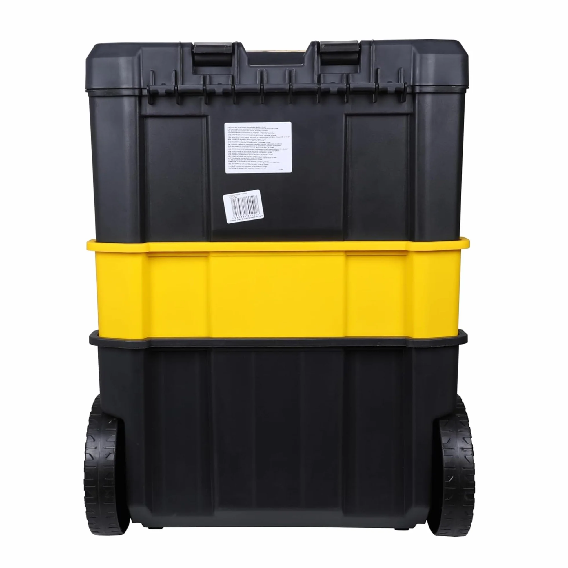 STANLEY Caja de Herramientas Rodante Esencial, Taller Móvil 3 en 1 con Unidades Apilables, Solución Portátil para Herramientas, STST1-80151.