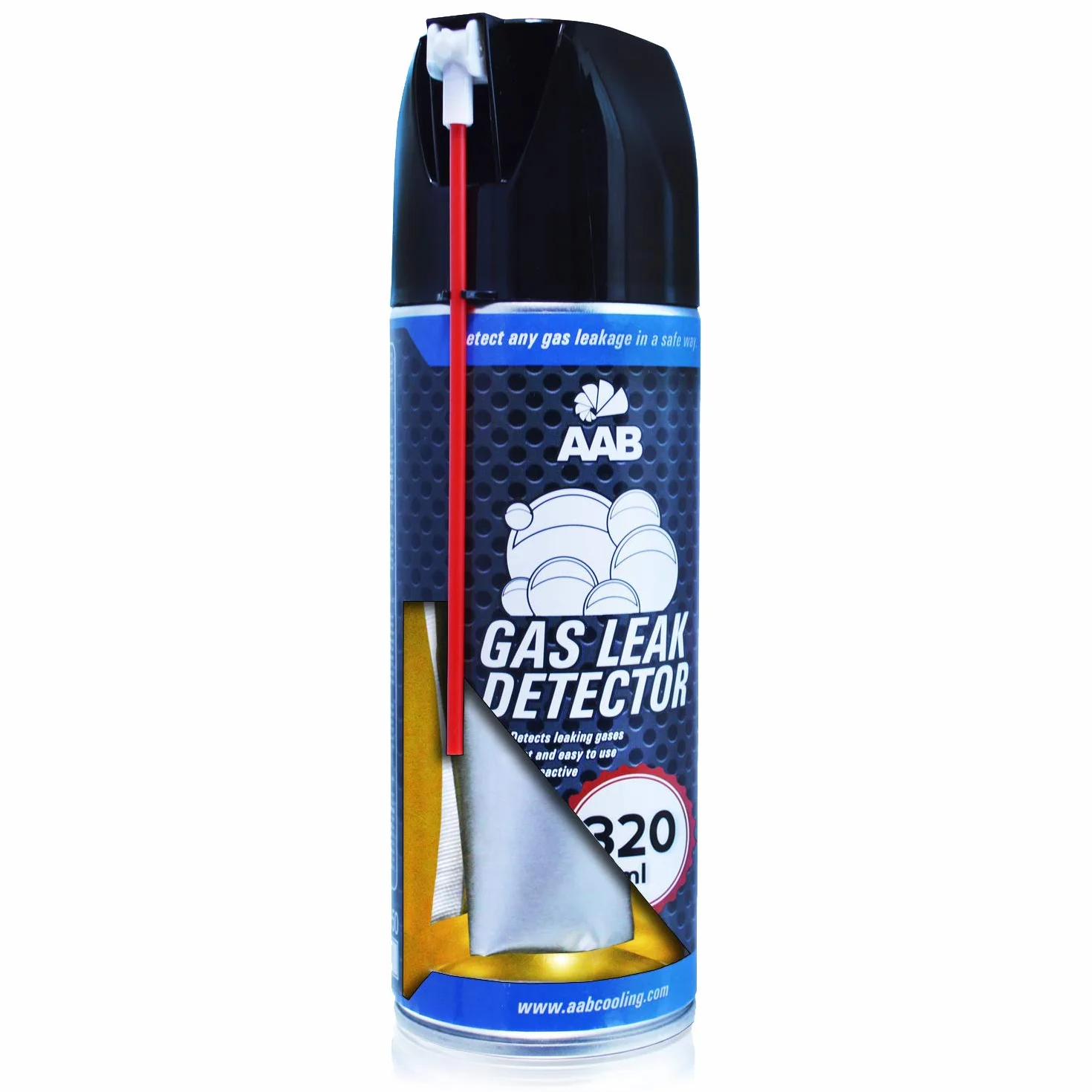 AABCOOLING Gas Leak Detector 320ml - Trabaja en Cualquier Posición, Detectores de Gas, Detector Fugas Gas Butano, Busca Fugas Gas, Detector Fugas Aire Acondicionado, Detector Gas