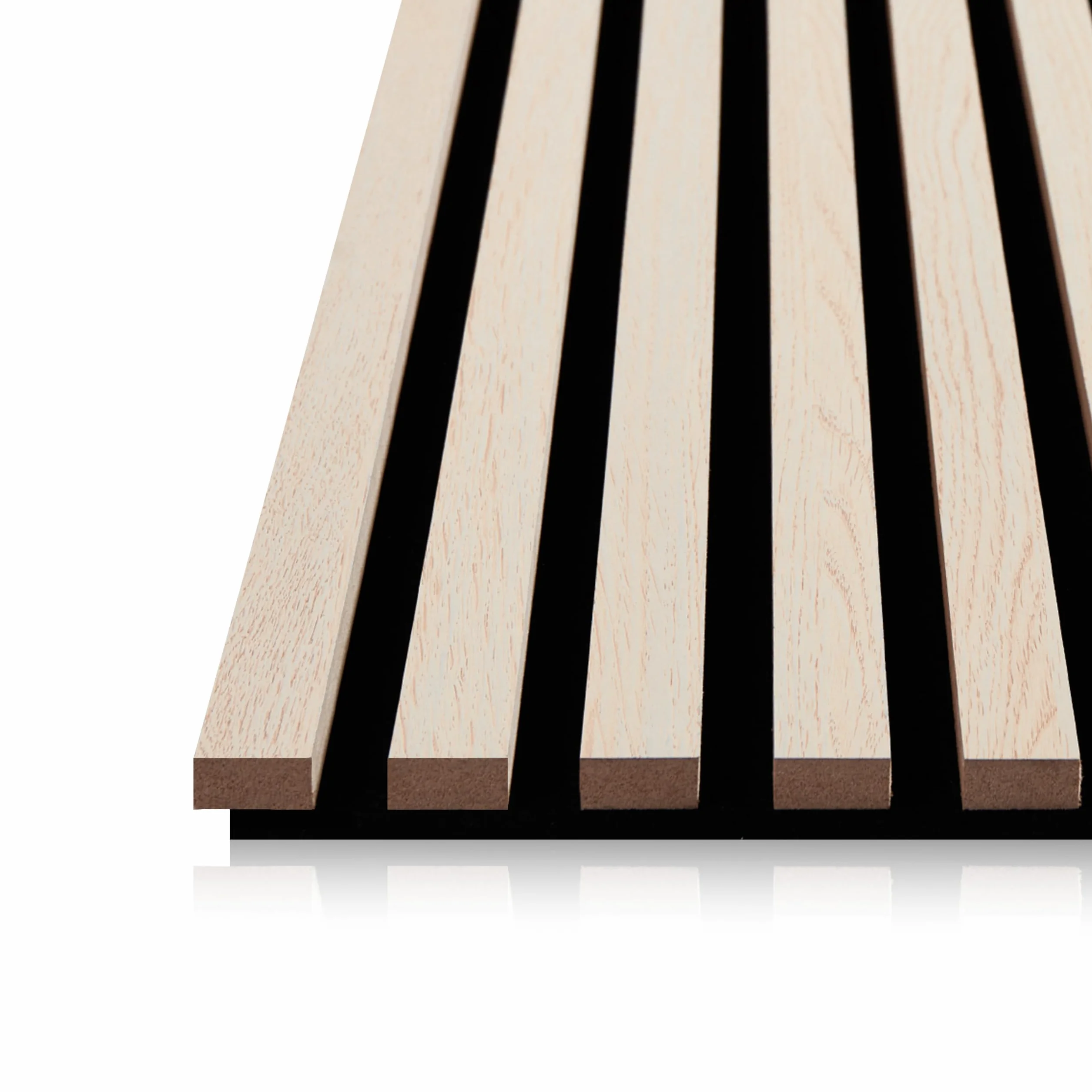 duehome |Noiseless, Pack 2 Paneles Termo-Acústicos, Panel Aislante, Revestimiento decorativo, Acabado en Roble con base en Negro, Medidas: 60 cm (Ancho) x 240 cm (Alto) x 2,2 cm (Fondo)