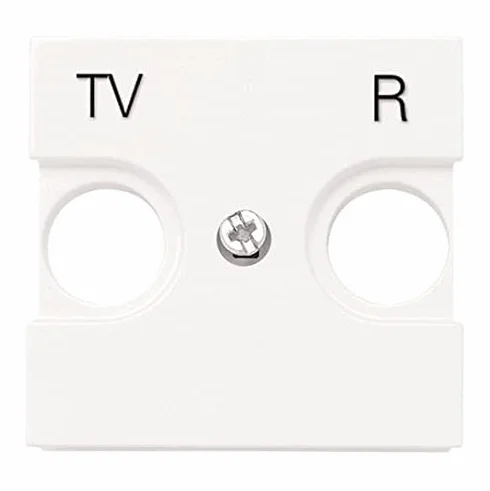 Niessen N2250.8 BL - Tapa para tomas TV - R, color blanco