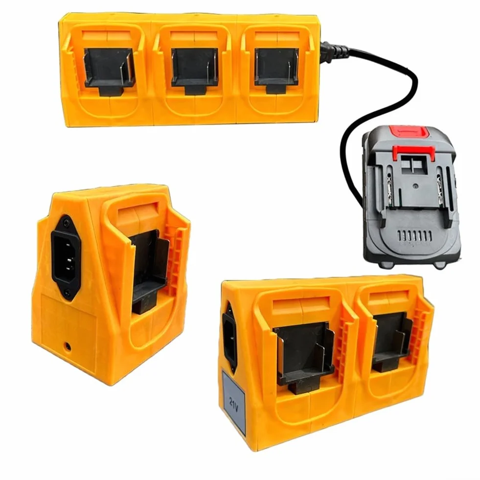 Adaptador de batería de 246 ranuras para BL1830 BL1840 BL1850 BL1860 con soporte de batería múltiple compatible con herramientas eléctricas y equipos que necesitan una solución de adaptador de cable