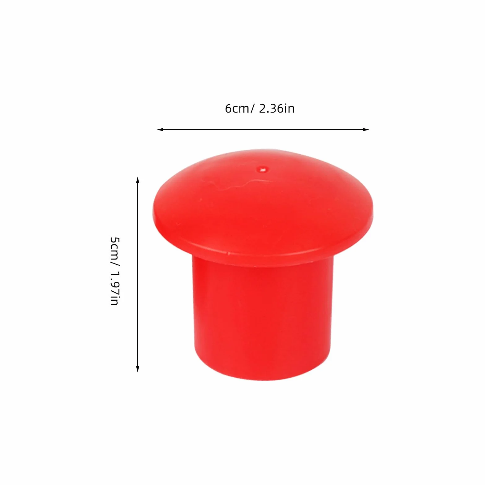POPETPOP 60 Tapas de Varillas de Refuerzo para Construcción de Plástico Rojo, Alta Visibilidad y Fácil Uso, Ideales para Sitio y Industria de Construcción