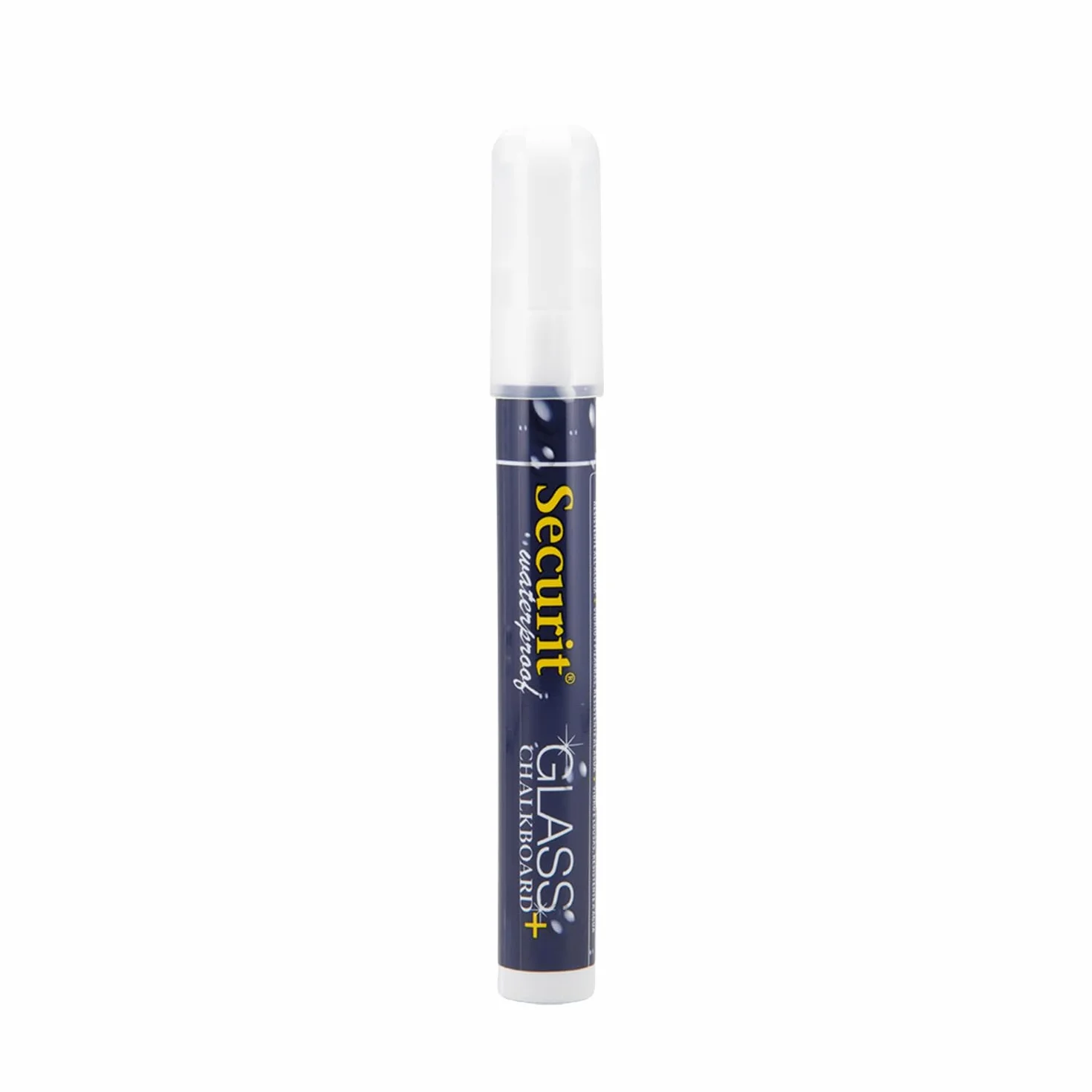SECURIT Rotulador de Tiza Líquida Impermeable Punta Fina 2-6 mm Blanco