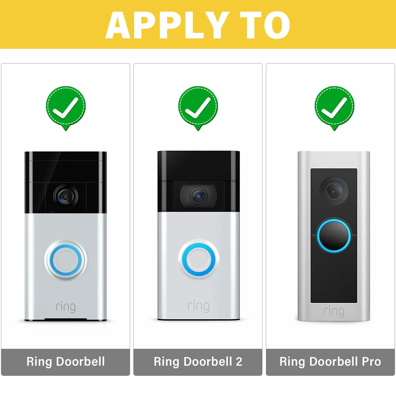Juego de 4/20 tornillos de repuesto para timbre, T5, T16, tornillos de seguridad para timbre, accesorios compatibles con timbre de video, timbre de video 2 (largo/corto)