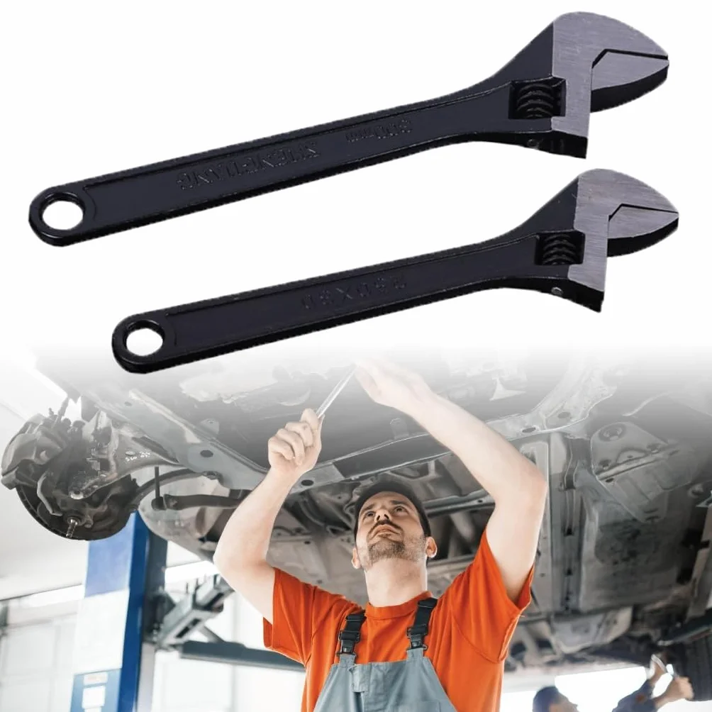 Llave inglesa ajustable de apertura grande, llave inglesa deslizante de ángulo ajustable de 8/10/12 pulgadas herramienta doméstica