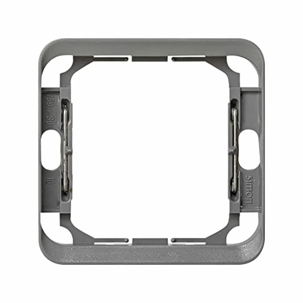 Simon 75902-39 placa de pared y cubierta de interruptor Gris