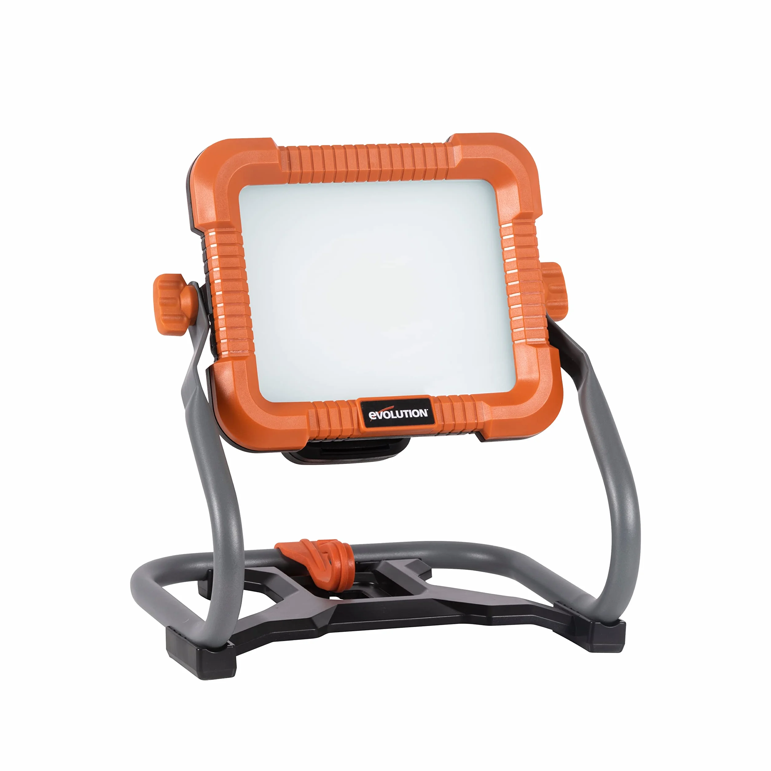 Evolution R2700WLT-Li Luz de trabajo LED inalámbrica portátil de Evolution Power Tools: luz recargable, 3 niveles de iluminación, 2700 lúmenes, iones de litio de 18 V. Batería no incluida.