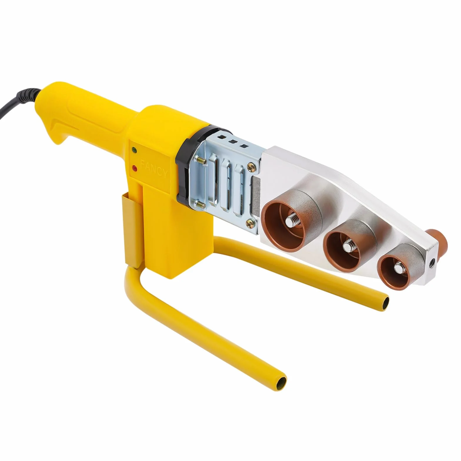 Soldadora de tubos | Soldadora automática para tubos de PE, PP, PPR | Soldadora de plástico profesional con 6 boquillas y maletín de aluminio | Para bricolaje, construcción, taller