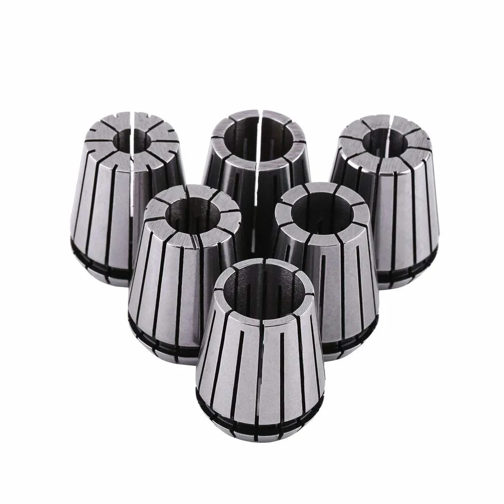 Set de Pinzas de Alta Precisión 6pcs ER32 para la Máquina de Grabado CNC y la Herramienta de Fresado de Torno de 2-20 mm
