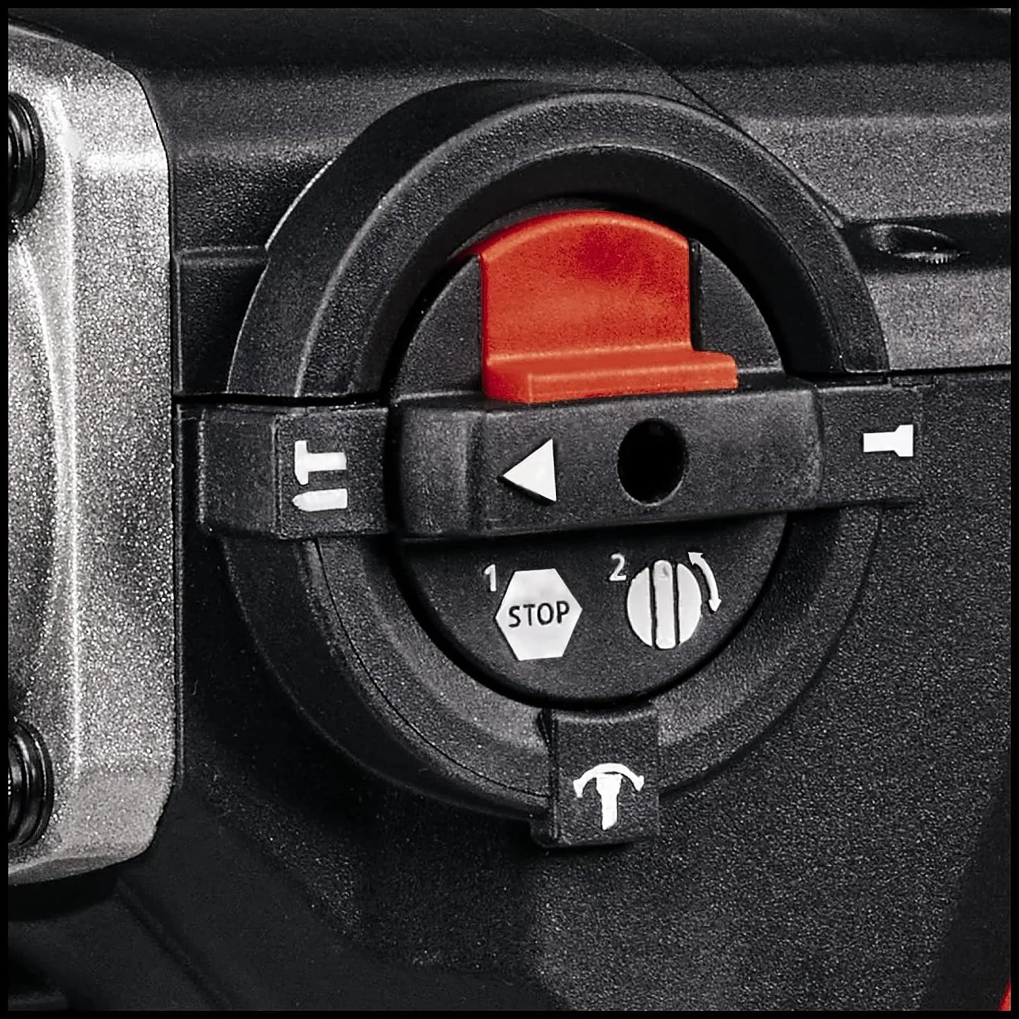 Einhell Martillo perforador con cable -TE-RH 40 3F. 1050 W, 10 J, taladrado de impacto - cincelado, mecanismo de impacto neumático, bloqueo de funcionamiento continuo, incl. Cinceles, E-Box M55