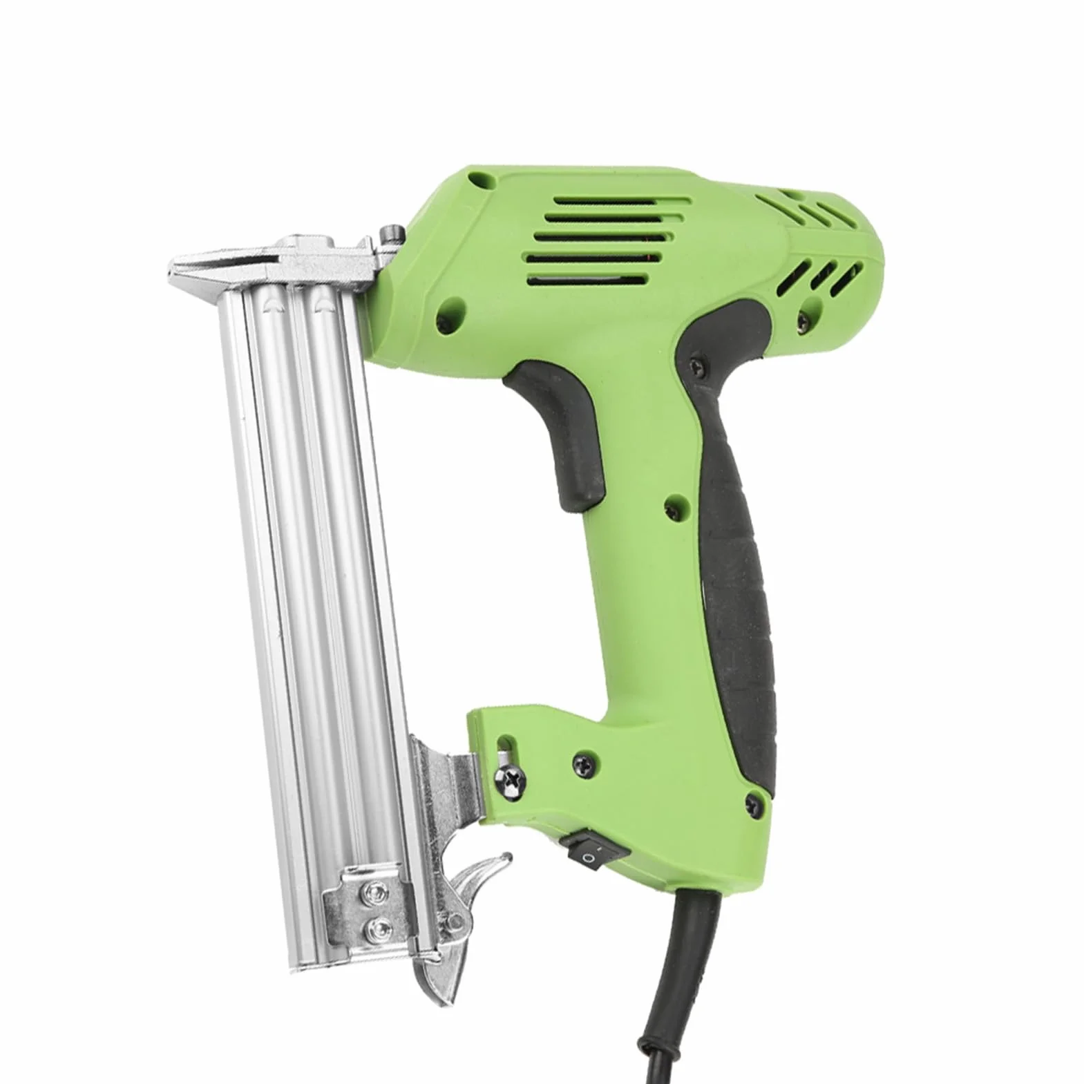 CCYLEZ Pistola de Clavos Eléctricos, Clavadora Recta con Cable de 1800W, Pistola Grapa de Servicio Pesado Eléctrico, Clavadora de Brad Eléctrica para la Fabricación de Muebles de