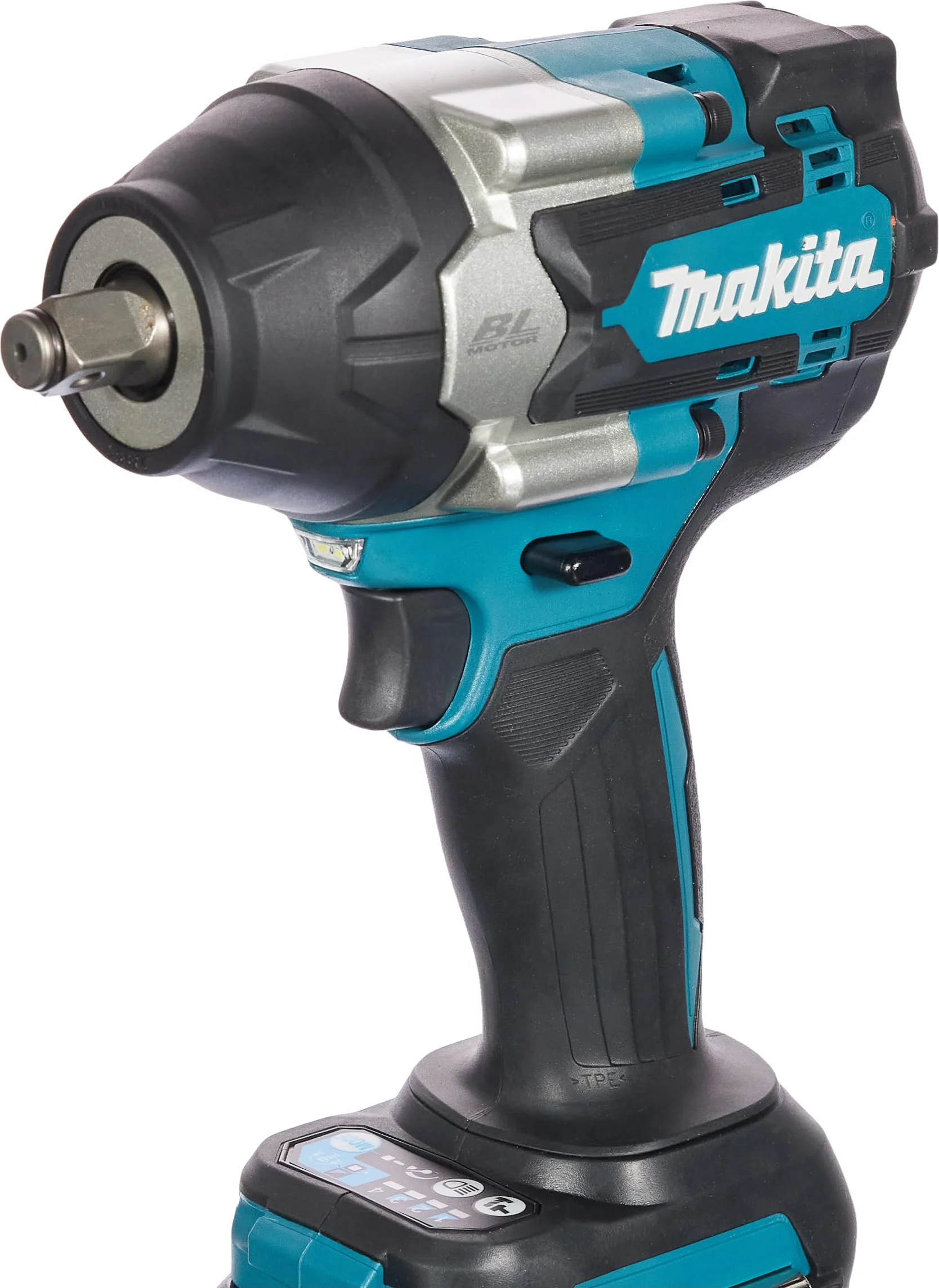 Llave impacto BL 18V LXT 700Nm 5Ah 2 bat. MakPac 1/2" marca Makita
