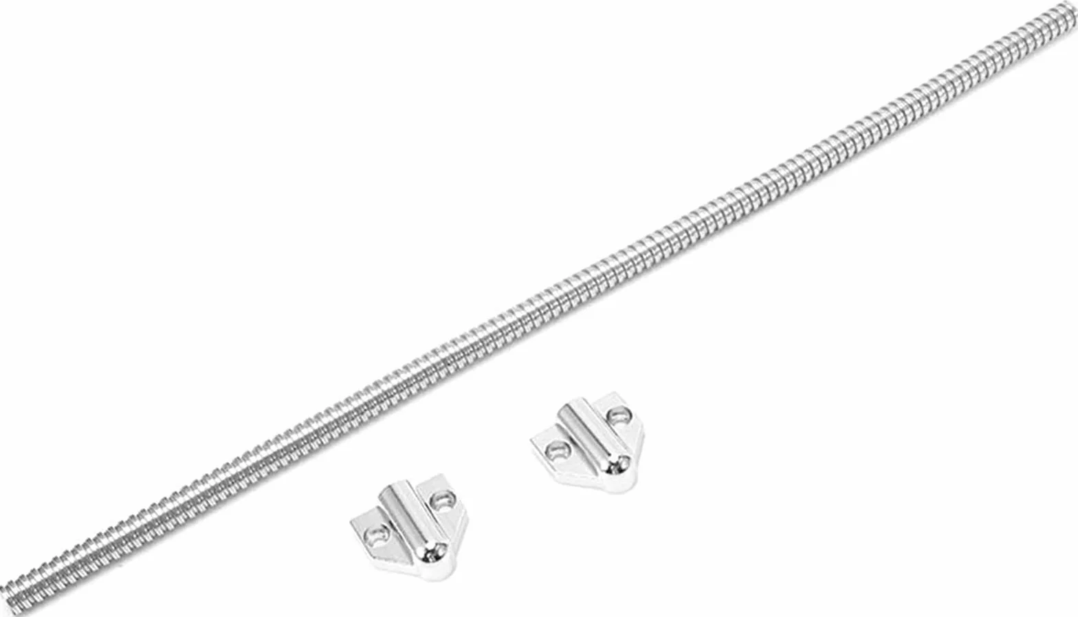 WANGCL Lazo de puerta eléctrico de montaje expuesto manga de protección de acceso cable línea de control de acceso para cerradura de puerta cerradura de acero inoxidable protector de línea de acceso