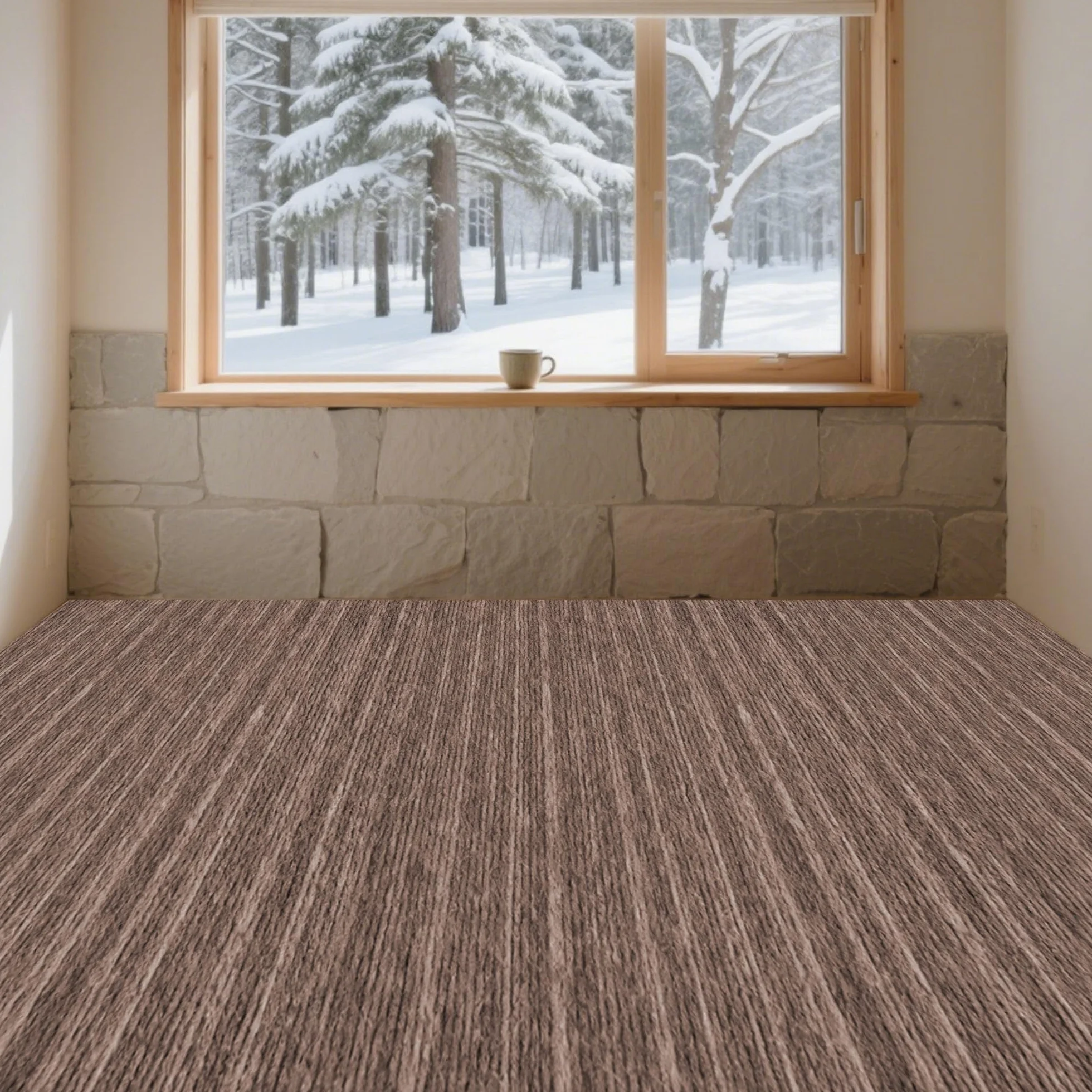 Moqueta de Fieltro Punzonado 100 x 150 cm Antideslizantes y Resistentes Alfombra para Eventos a Medida en Muchos Colores y Tamaños para Apartamento, Oficina, Marrón