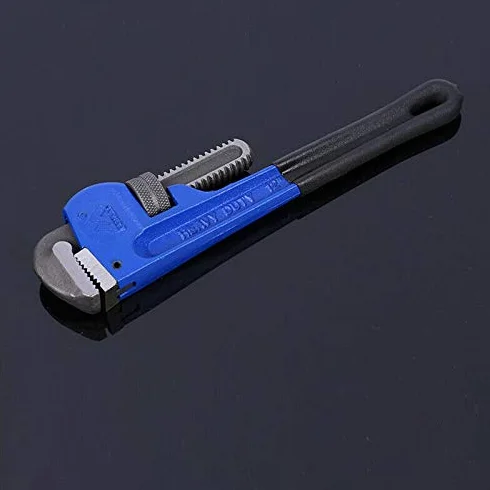 Llave de tubo SENRISE - Llave de fontanería de 18 pulgadas, resistente, ajustable, para reparación y fontanería (sujeción máxima: 100 mm)